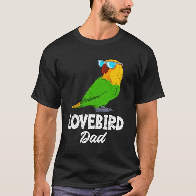 Lovebird Pappa Love birds Parrot Owner Lovebird Pe T Shirt (Framsida)
