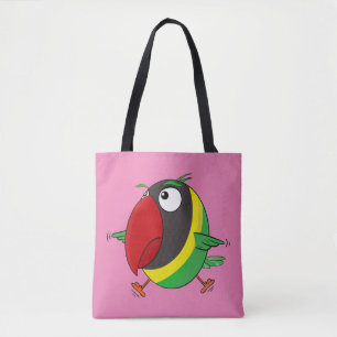 Lovebird parrot tygkasse
