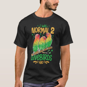 Lovebird Peach Faced Parrot Pet African Fischer Bi T Shirt