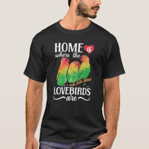 Lovebird Peach Faced Parrot Pet African Fischer Bi T Shirt