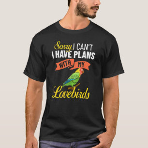 Lovebird Peach Faced Parrot Pet African Fischer Bi T Shirt