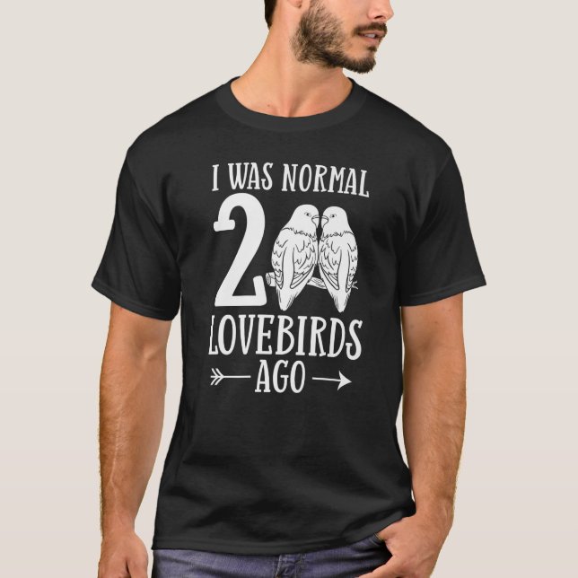 Lovebird Peach Faced Parrot Pet African Fischer Bi T Shirt (Framsida)