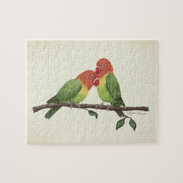 Lovebird Puzzle Pussel (Horisontell)