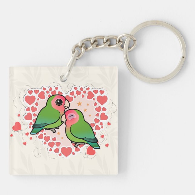 Lovebirdkärlekhjärta (Baksidan)