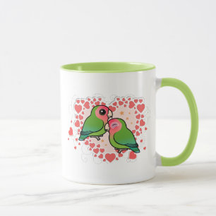 Lovebirdkärlekhjärta Mugg
