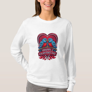 Lovebirds Forever – Romantic Valentine’s Day Coupl T Shirt