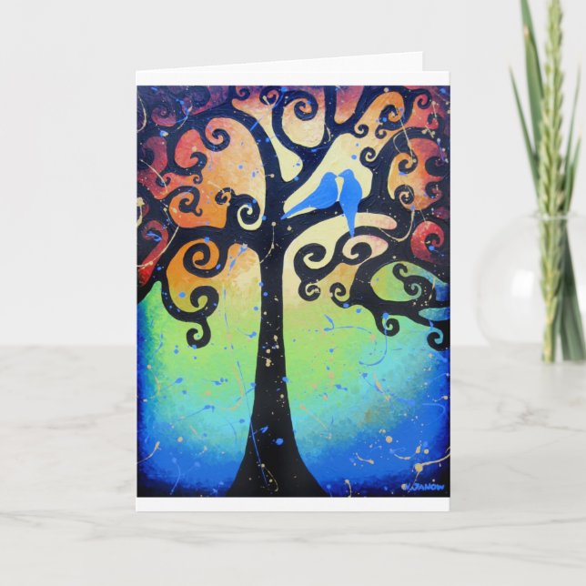 Lovebirds Kort (Framsida)