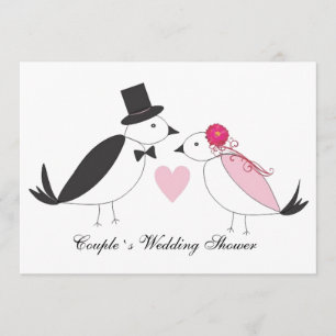 Lovebirdsmöhippan kopplar ihop möhippainbjudan inbjudningar