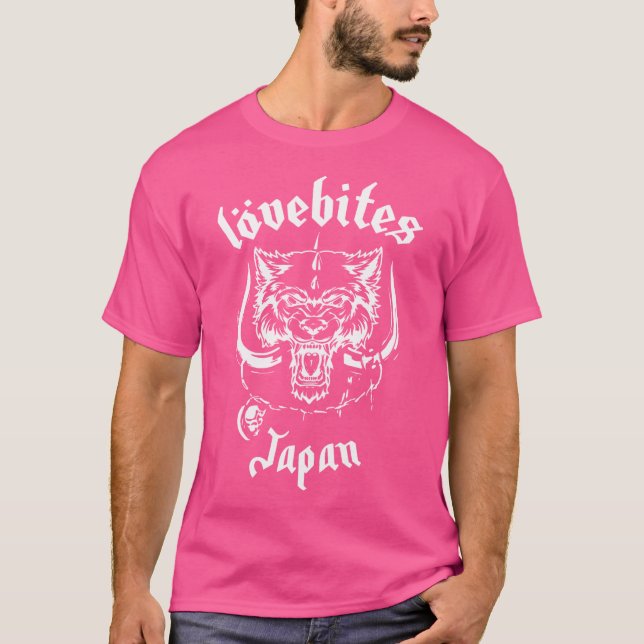 Lovebites Japan Motohead Logotyp Pastiche T Shirt (Framsida)
