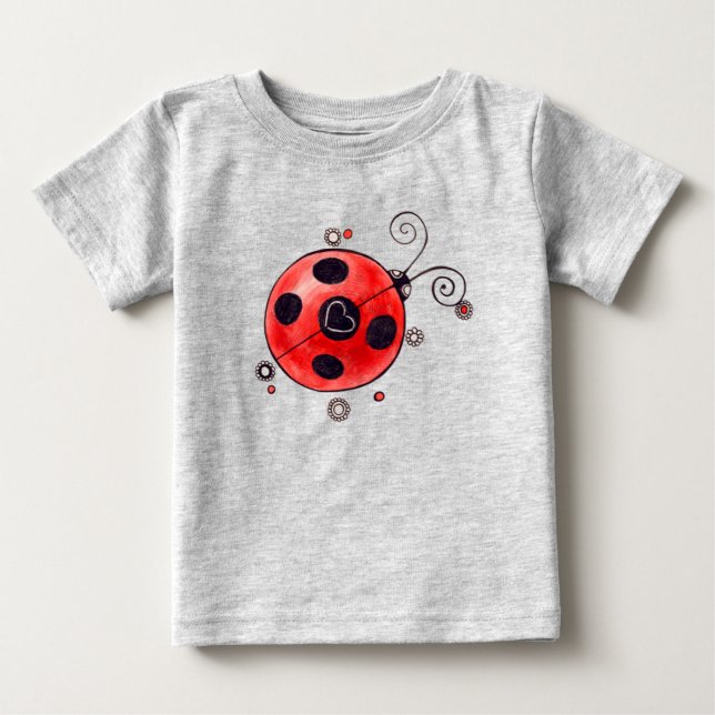 Lovebug Creeper T Shirt (Framsida)