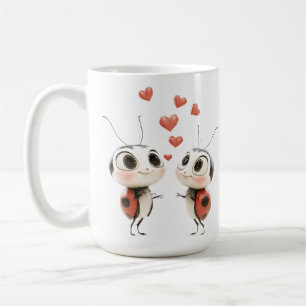 💕 Lovebug Ladybug Mugg - Cute & Mysigt Sips!