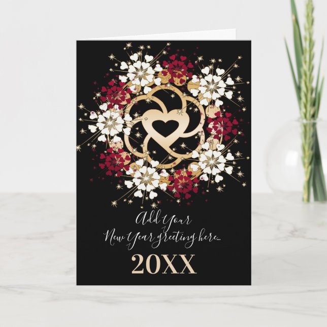 LoveCircle 2009 New Year Card Helgkort (Framsida)