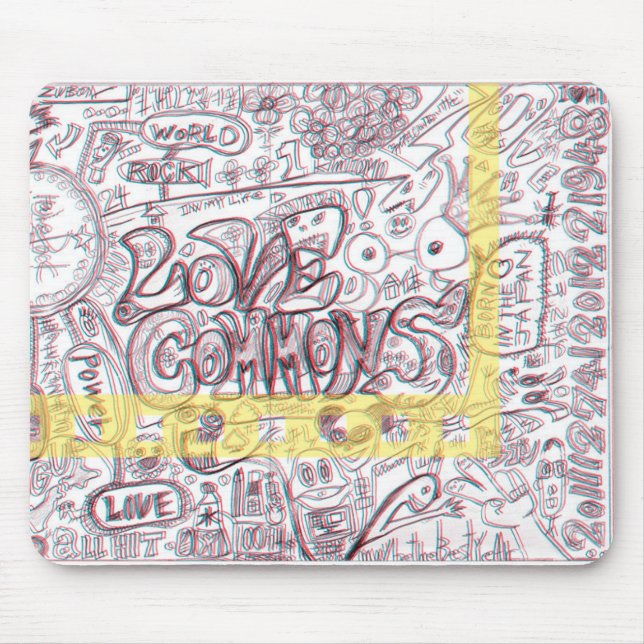 LOVECOMMONS　マウスパッド MUSMATTA (Framsidan)