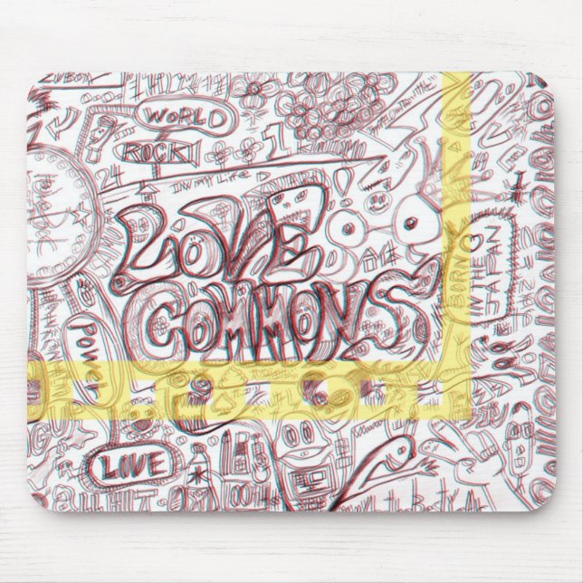 LOVECOMMONS　マウスパッド MUSMATTA (Framsidan)