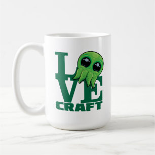 Lovecraft Baby Cthulhu Design - Spooky Cute Kärlek Kaffemugg