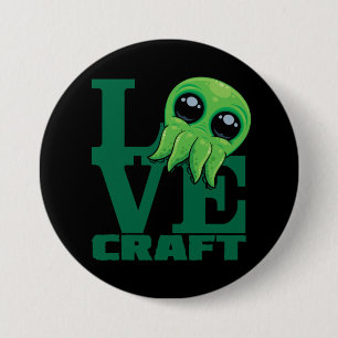 Lovecraft Baby Cthulhu Design - Spooky Cute Kärlek Knapp