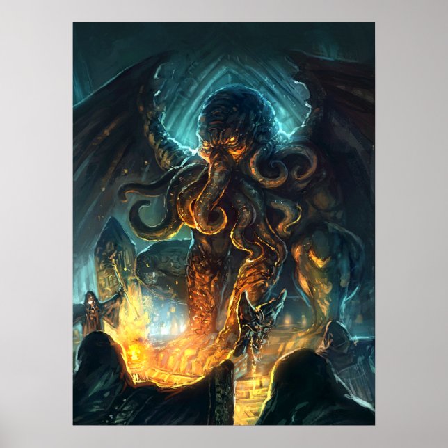 Lovecraft Cthulhu poster (Framsidan)