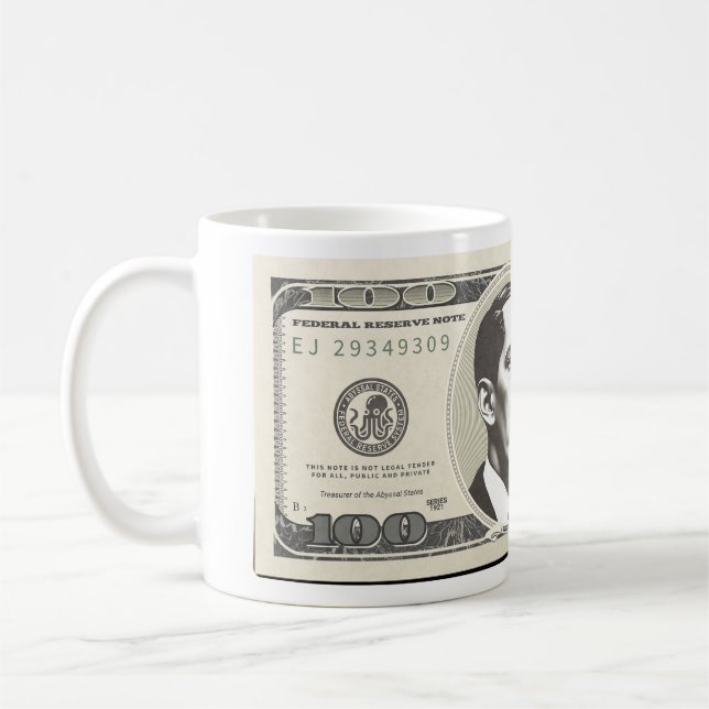 Lovecraft dollar kaffemugg (Vänster)