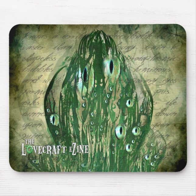 Lovecraft eZine Shoggoth Mousepad Musmatta (Framsidan)