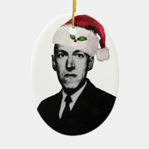Lovecraft julafton julgransprydnad keramik
