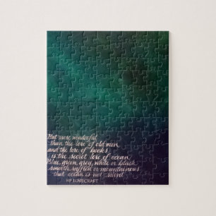 Lovecraft Lore av havmålningcalligraphyen Pussel