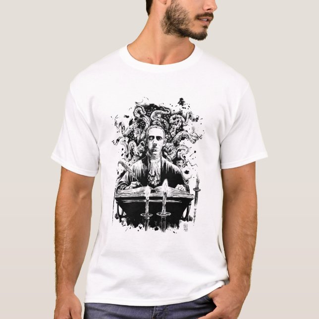 Lovecraft manar T (tända färger endast), Tee Shirt (Framsida)