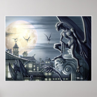 Lovecraft Nightgaunt Hunt Poster