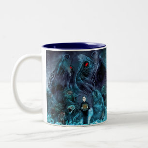 Lovecraft varelser kaffe mugg