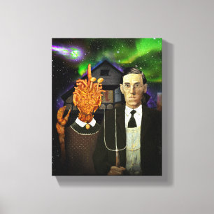Lovecraftian gotisk kanvastryck (8x10)
