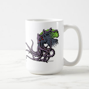 Lovecraftian väderkornmugg: Cthulhu färgbläck Kaffemugg