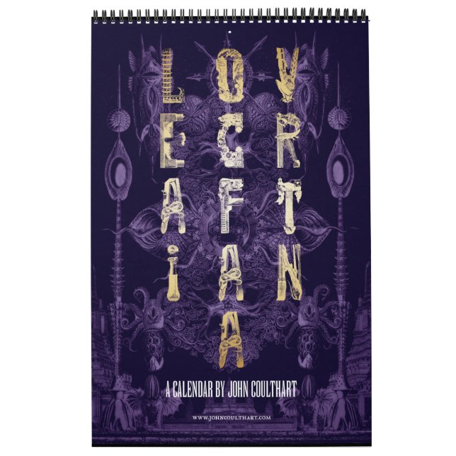 Lovecraftiana kalender (Omslag)