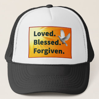 Loved.Blsed.Forgiven. Anpassningsbar Hat Keps