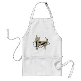 Loved by a Chihuahua cooking Apron Förkläde