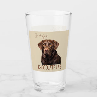 Loved By A Chocolate Lab Labrador Dog Lover  Glaskopp