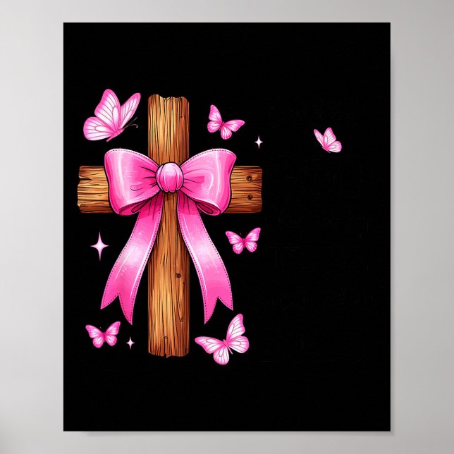 Loved By God Chosen By Jesus Baptized 2025 Coquett Poster (Framsidan)