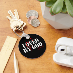 Loved by God - John 3:16 Nyckelring