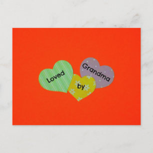 Loved by Grandma Vykort