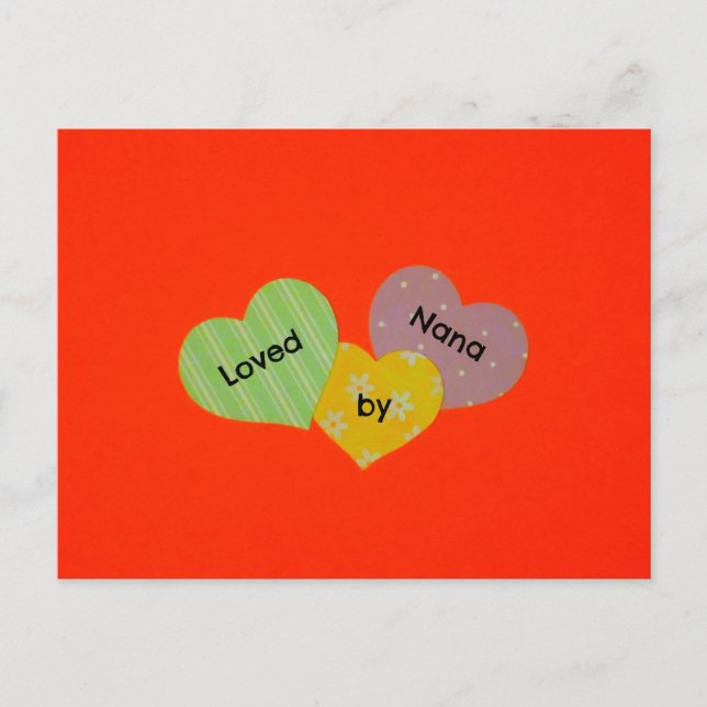 Loved by Nana Vykort (Framsida)