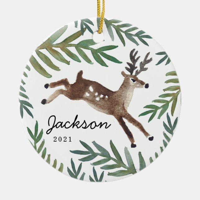 Loved Darly Photo Keepsak Julgransprydnad Keramik (Framsidan)