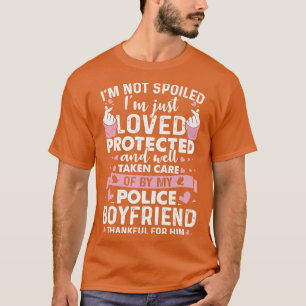 Loved Protected by Police Boykompis Proud Police T Shirt