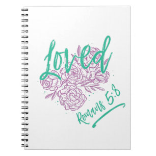Loved - Romans 5:8 Anteckningsbok