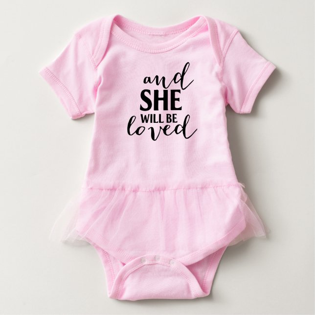 Loved tutu onsie tröja (Framsida)