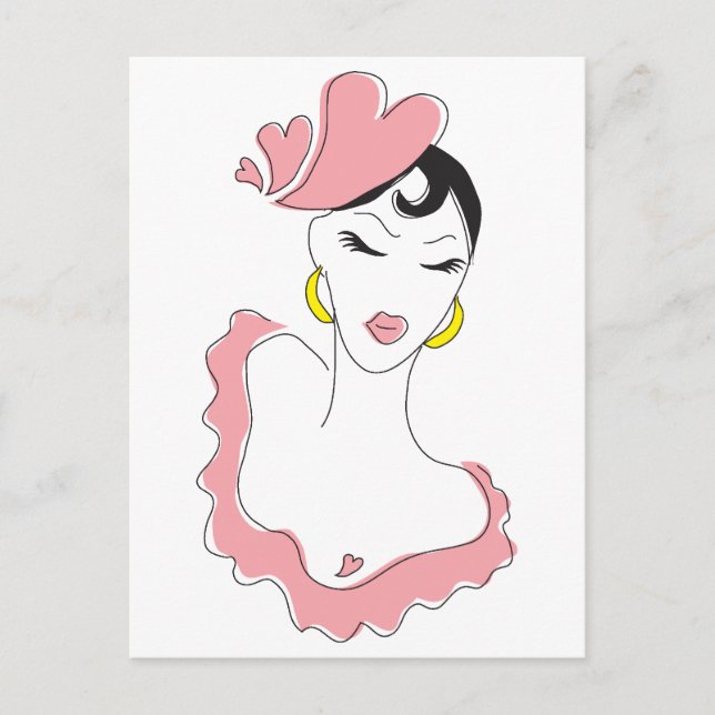 LOVEdance_card Vykort (Framsida)