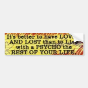 lovedlost bildekal