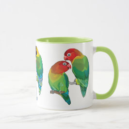 lovefåglar mugg