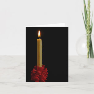 Lovefeast stearinljus tomma Notecard Helgkort