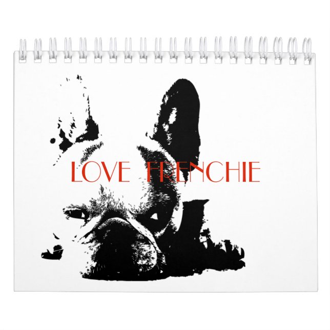 LoveFrenchie Kalender (Omslag)