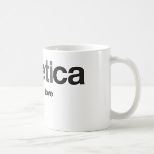 LoveHelvetica förvanskade muggen Kaffemugg