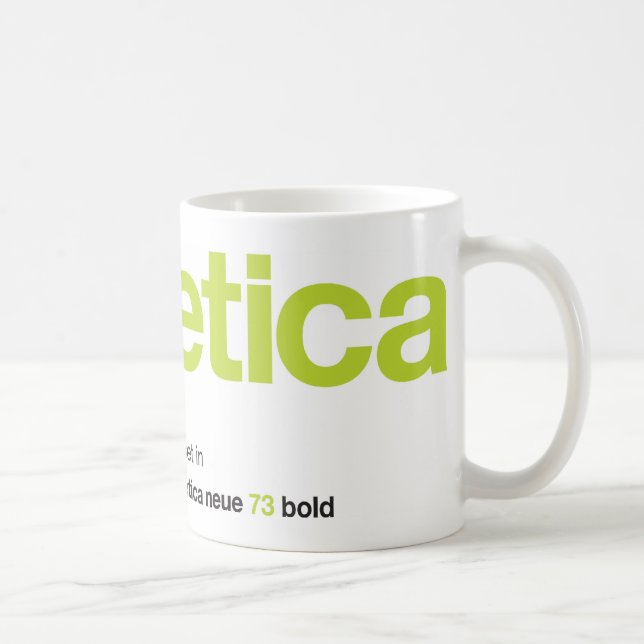 LoveHelvetica limefruktmugg Kaffemugg (Höger)