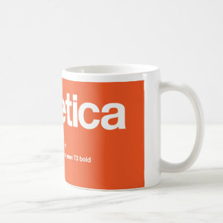LoveHelvetica stor omvänd orange mugg